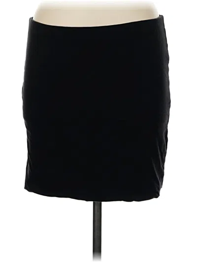 Pre-owned H&m Casual Skirt In Black