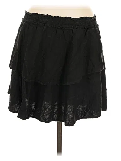 Pre-owned H&m Casual Skirt In Black