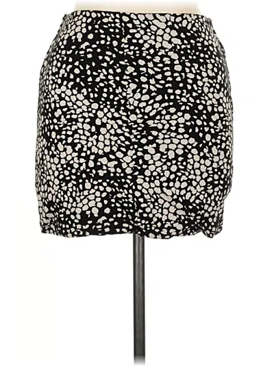 Pre-owned H&m Casual Skirt In Black