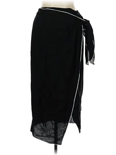 Pre-owned H&m Casual Skirt In Black
