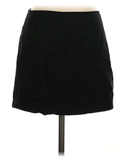 Pre-owned H&m Casual Skirt In Black