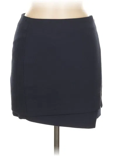 Pre-owned H&m Casual Skirt In Blue