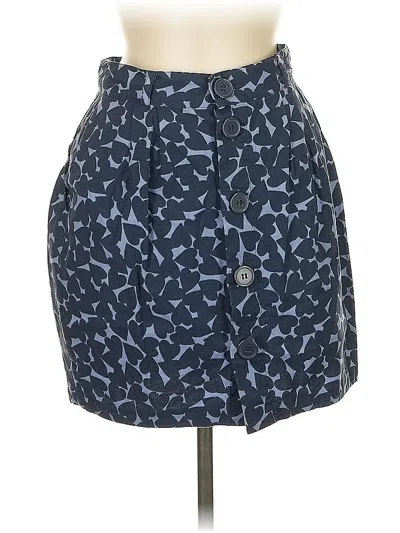 Pre-owned H&m Casual Skirt In Blue