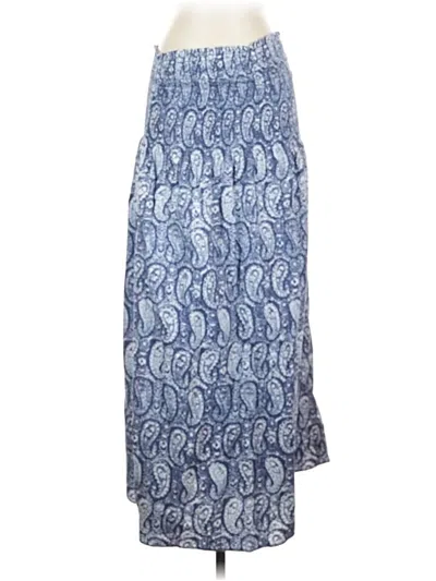 Pre-owned H&m Casual Skirt In Blue