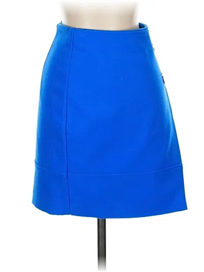 Pre-owned H&m Casual Skirt In Blue