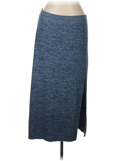 Pre-owned H&m Casual Skirt In Blue