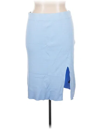 Pre-owned H&m Casual Skirt In Blue