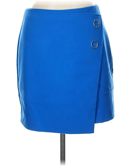 Pre-owned H&m Casual Skirt In Blue