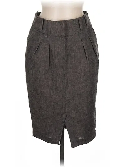 Pre-owned H&m Casual Skirt In Brown