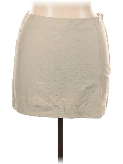 Pre-owned H&m Casual Skirt In Brown