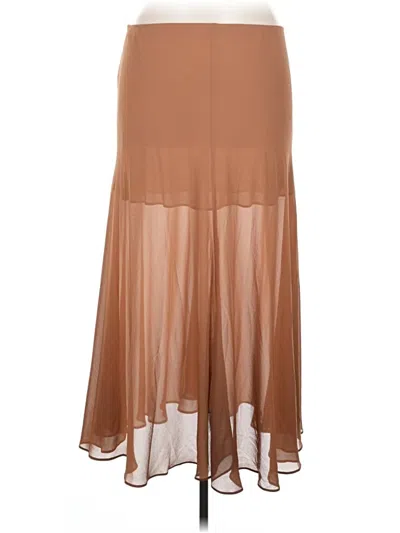 Pre-owned H&m Casual Skirt In Brown