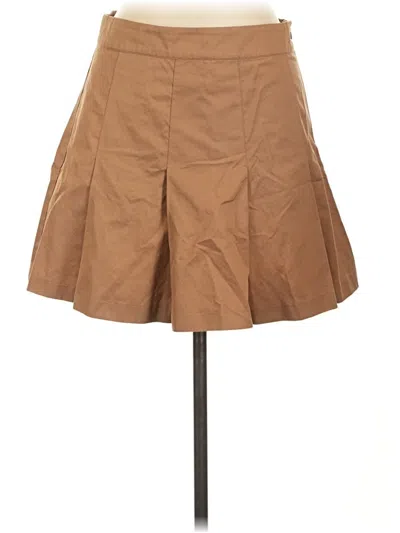 Pre-owned H&m Casual Skirt In Brown
