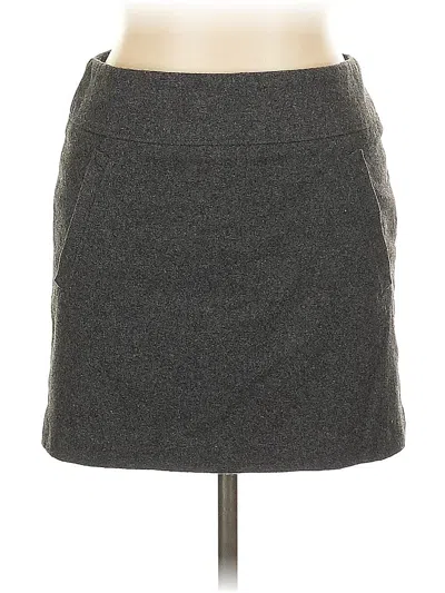 Pre-owned H&m Casual Skirt In Gray