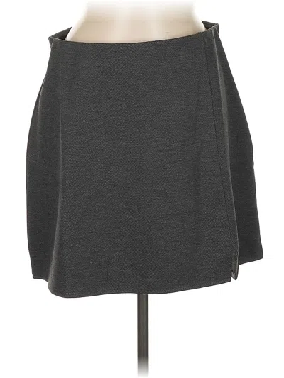 Pre-owned H&m Casual Skirt In Gray