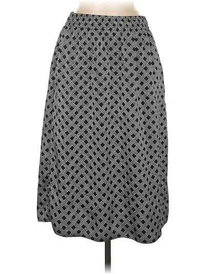 Pre-owned H&m Casual Skirt In Gray