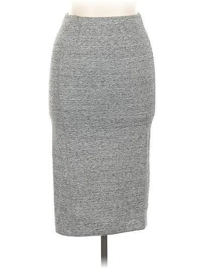 Pre-owned H&m Casual Skirt In Gray