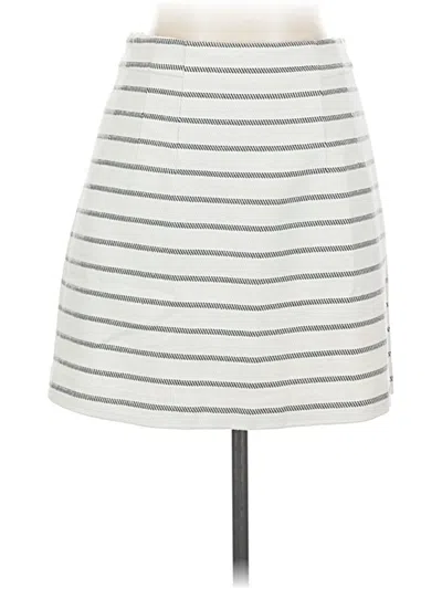 Pre-owned H&m Casual Skirt In Gray