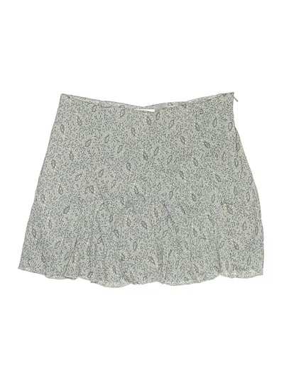Pre-owned H&m Casual Skirt In Gray