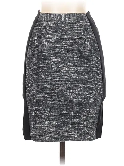 Pre-owned H&m Casual Skirt In Gray