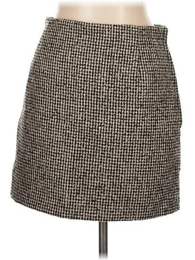 Pre-owned H&m Casual Skirt In Gray