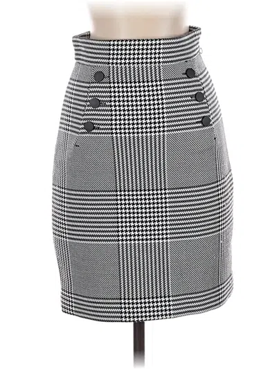 Pre-owned H&m Casual Skirt In Gray