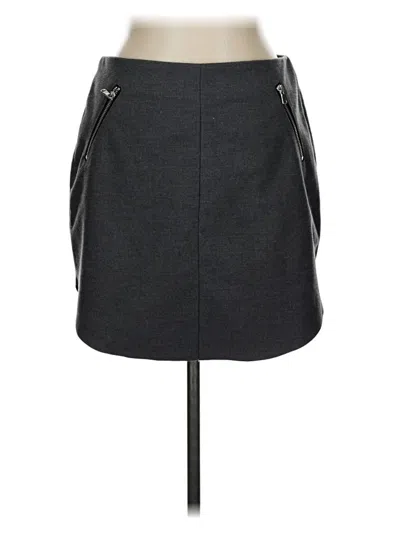 Pre-owned H&m Casual Skirt In Gray