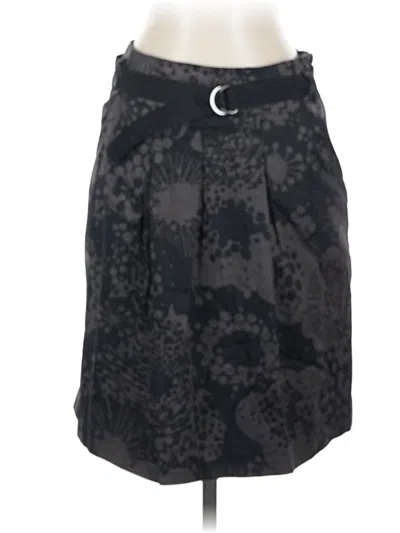 Pre-owned H&m Casual Skirt In Gray