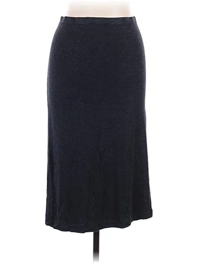 Pre-owned H&m Casual Skirt In Gray