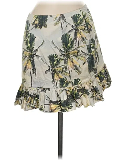 Pre-owned H&m Casual Skirt In Gray