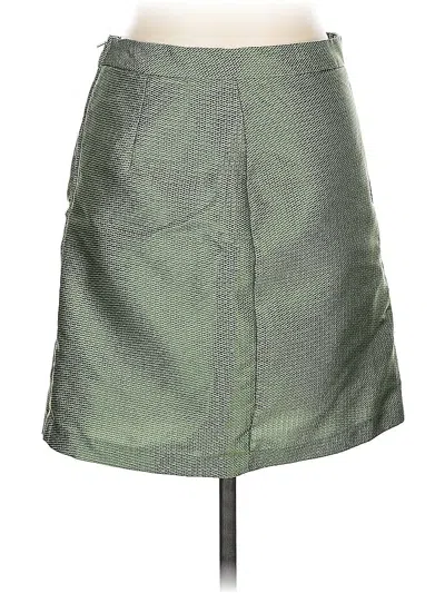 Pre-owned H&m Casual Skirt In Green