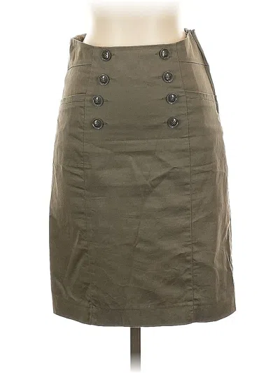 Pre-owned H&m Casual Skirt In Green