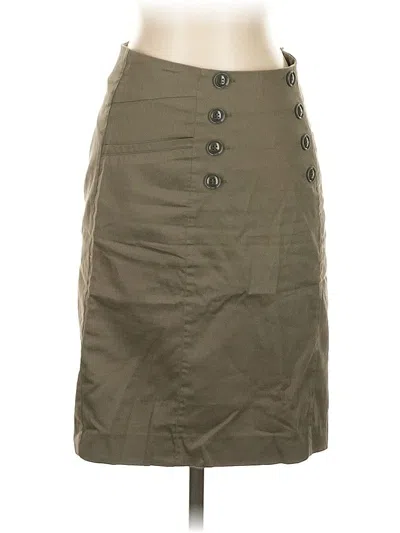 Pre-owned H&m Casual Skirt In Green
