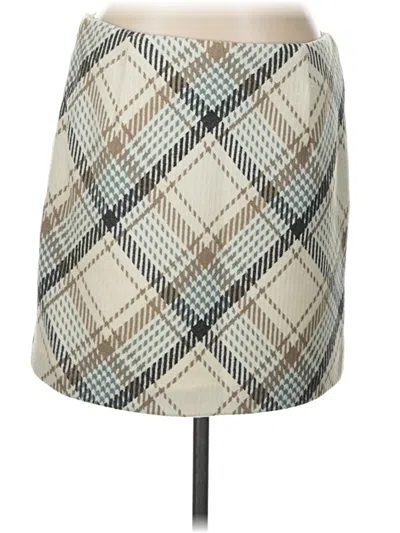 Pre-owned H&m Casual Skirt In Ivory