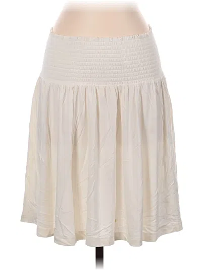 Pre-owned H&m Casual Skirt In Ivory