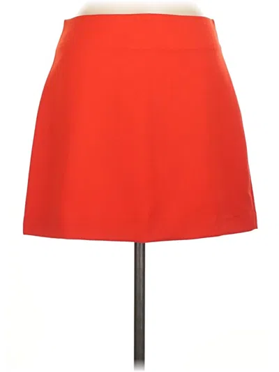 Pre-owned H&m Casual Skirt In Orange