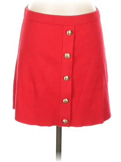 Pre-owned H&m Casual Skirt In Red