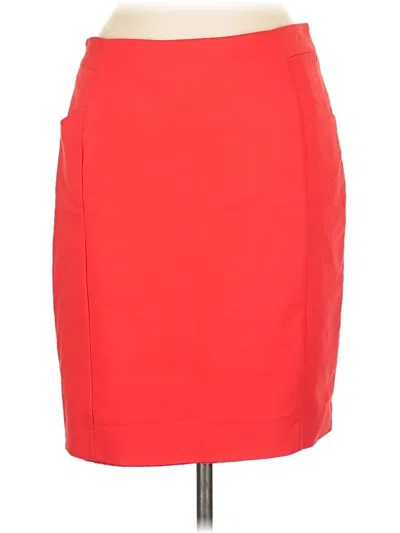 Pre-owned H&m Casual Skirt In Red