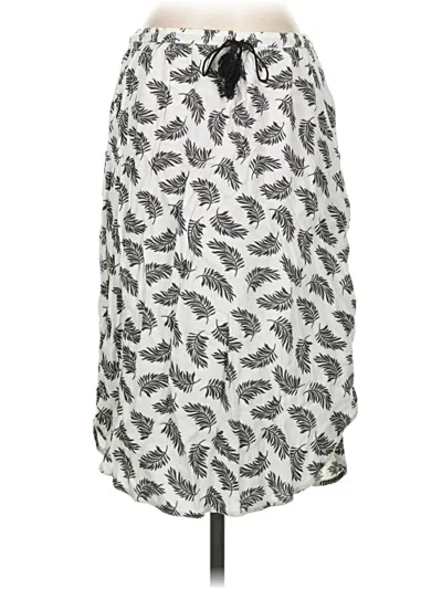 Pre-owned H&m Casual Skirt In Silver