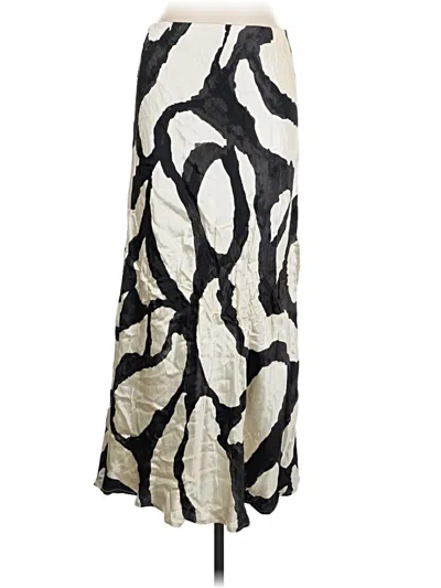Pre-owned H&m Casual Skirt In Silver