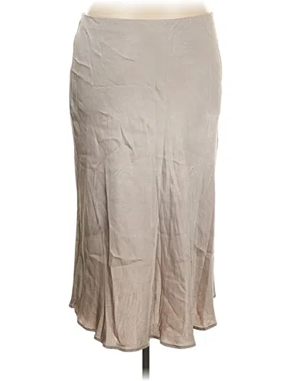 Pre-owned H&m Casual Skirt In Tan