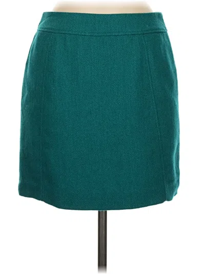 Pre-owned H&m Casual Skirt In Teal