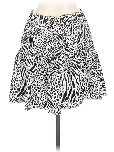 Pre-owned H&m Casual Skirt In White