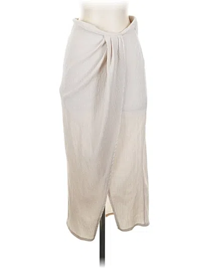 Pre-owned H&m Casual Skirt In White
