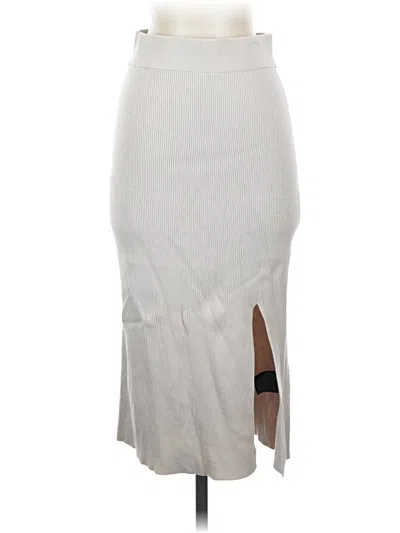 Pre-owned H&m Casual Skirt In White