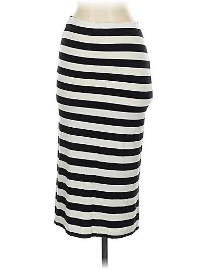 Pre-owned H&m Casual Skirt In White