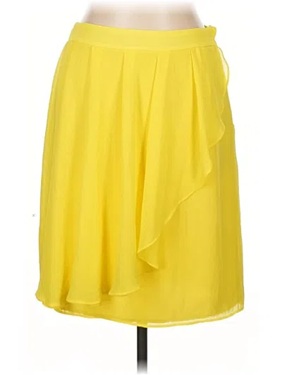 Pre-owned H&m Casual Skirt In Yellow
