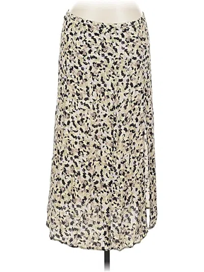 Pre-owned H&m Casual Skirt In Yellow