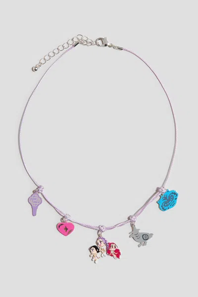 H&m Kids' Charm Necklace In Purple
