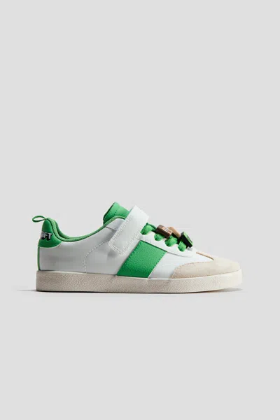 H&m Kids' Charm-detail Sneakers In White