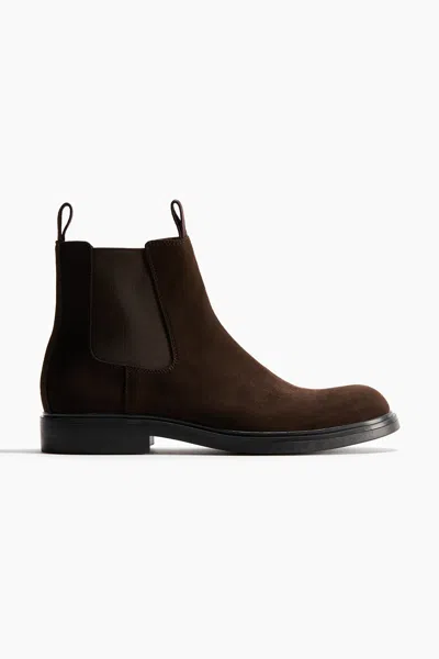 H&m Chelsea Boots In Brown